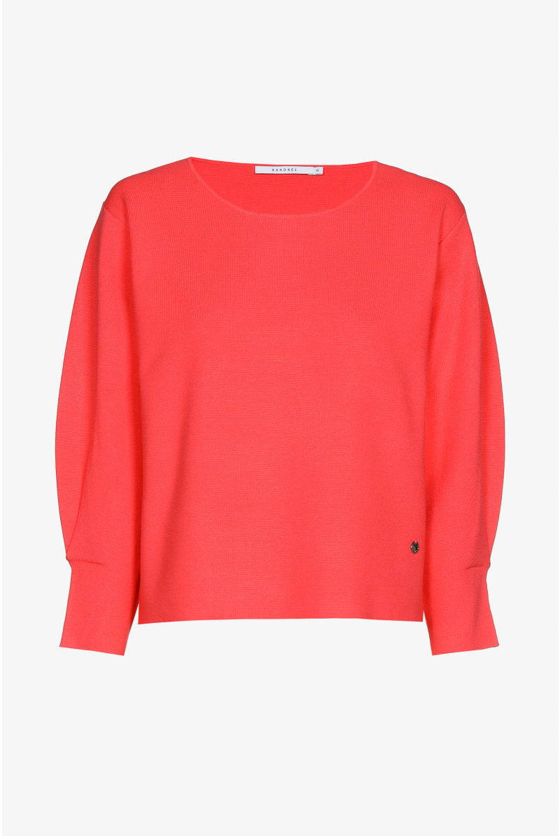 Jumper with boat neck