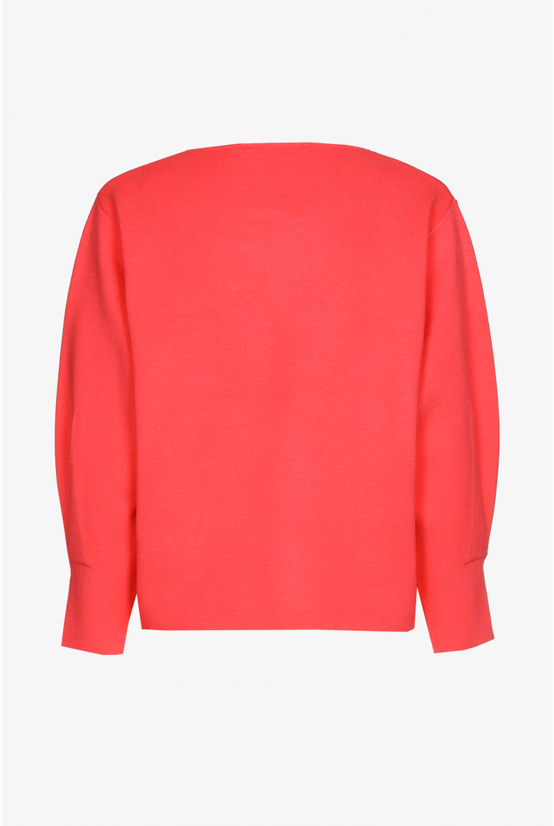 Jumper with boat neck