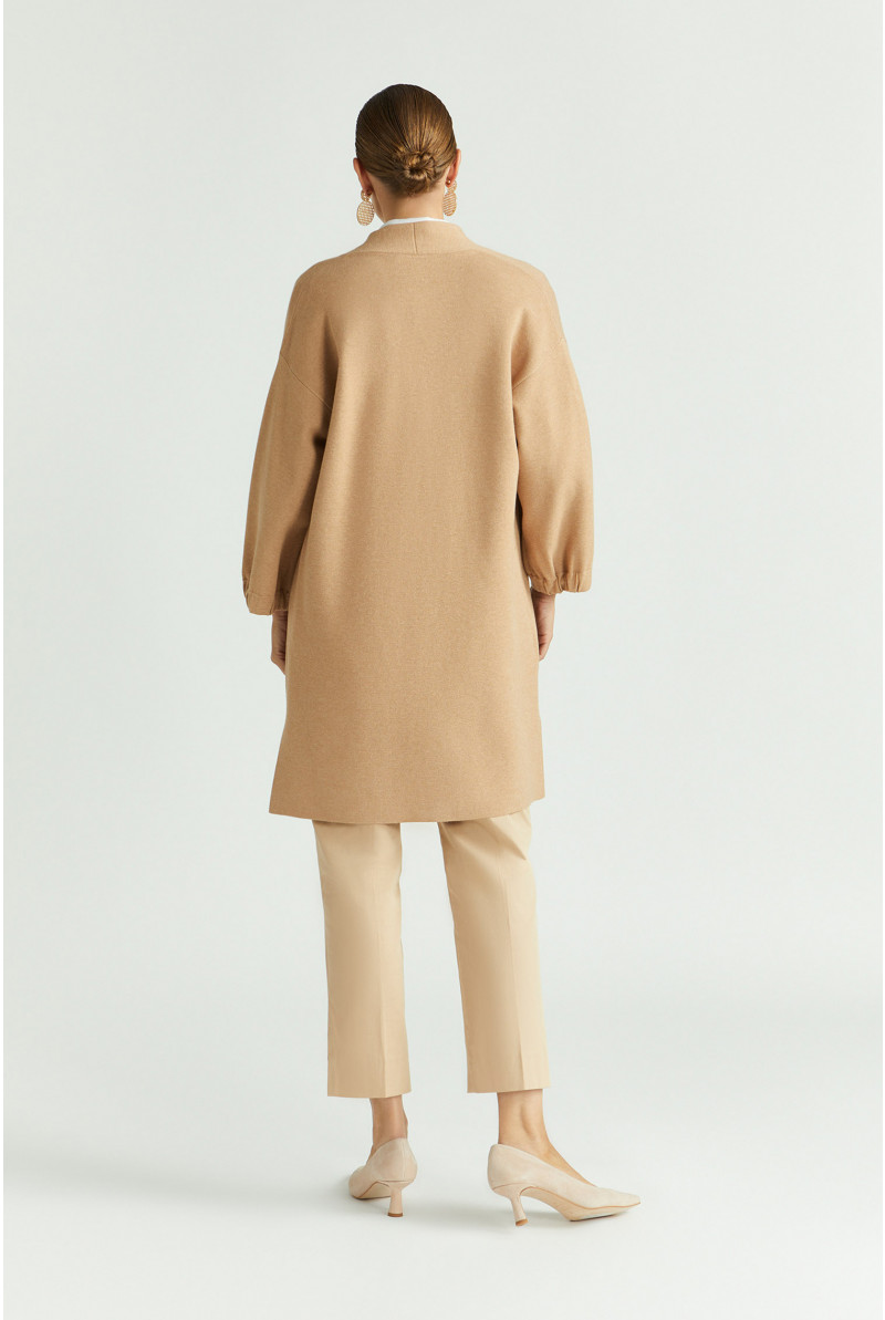 Gilet long sans fermeture