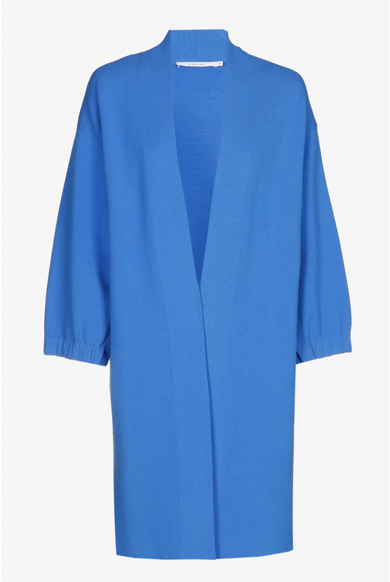 Long gilet without fastening