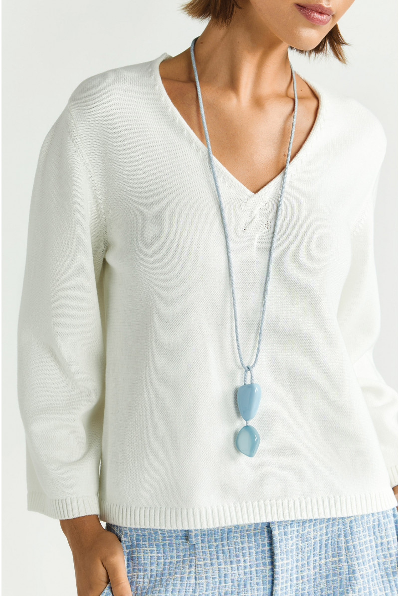Knitted cotton jumper 