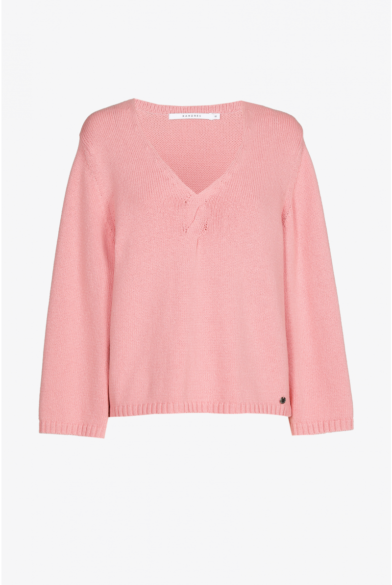 Knitted cotton jumper 
