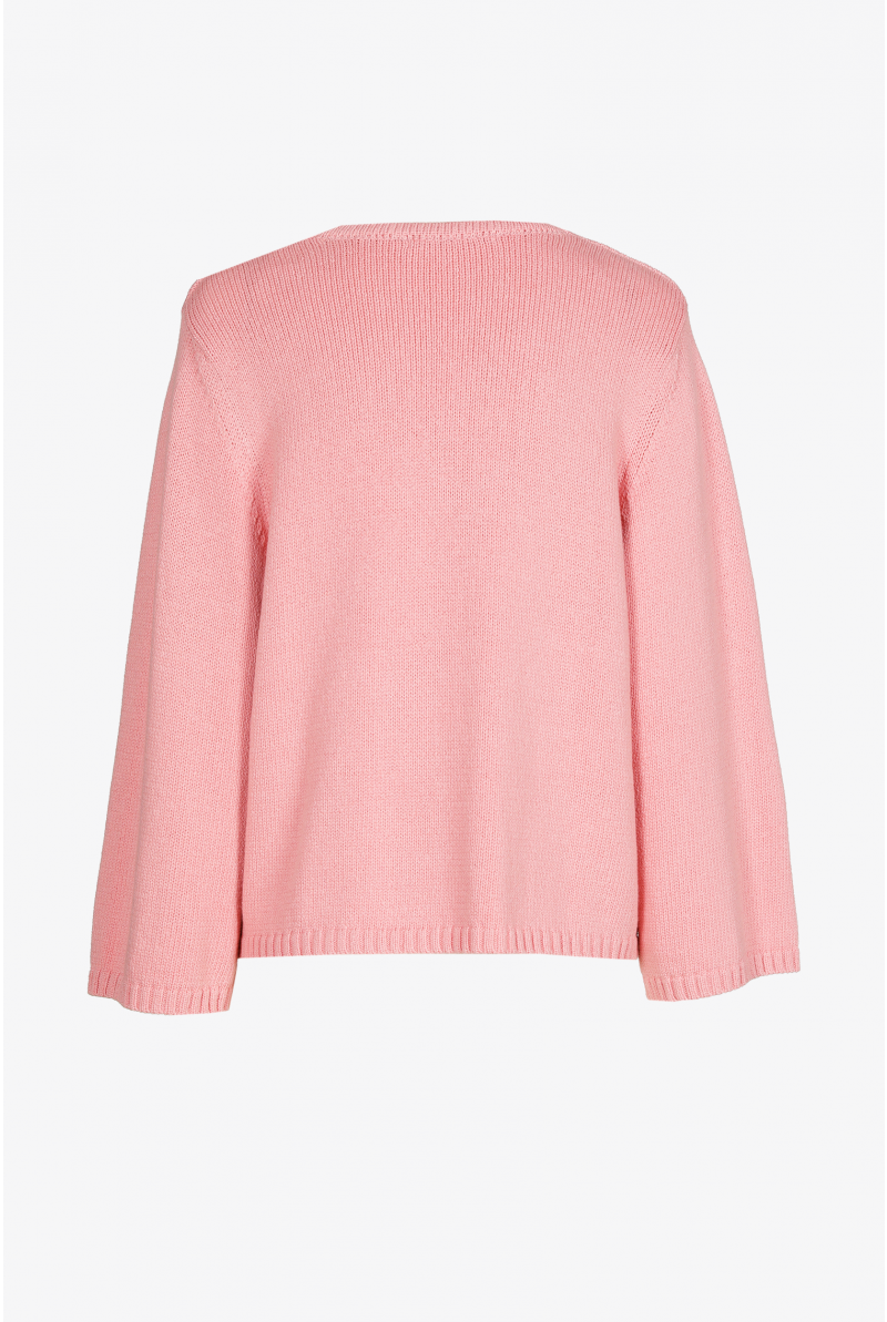 Knitted cotton jumper 