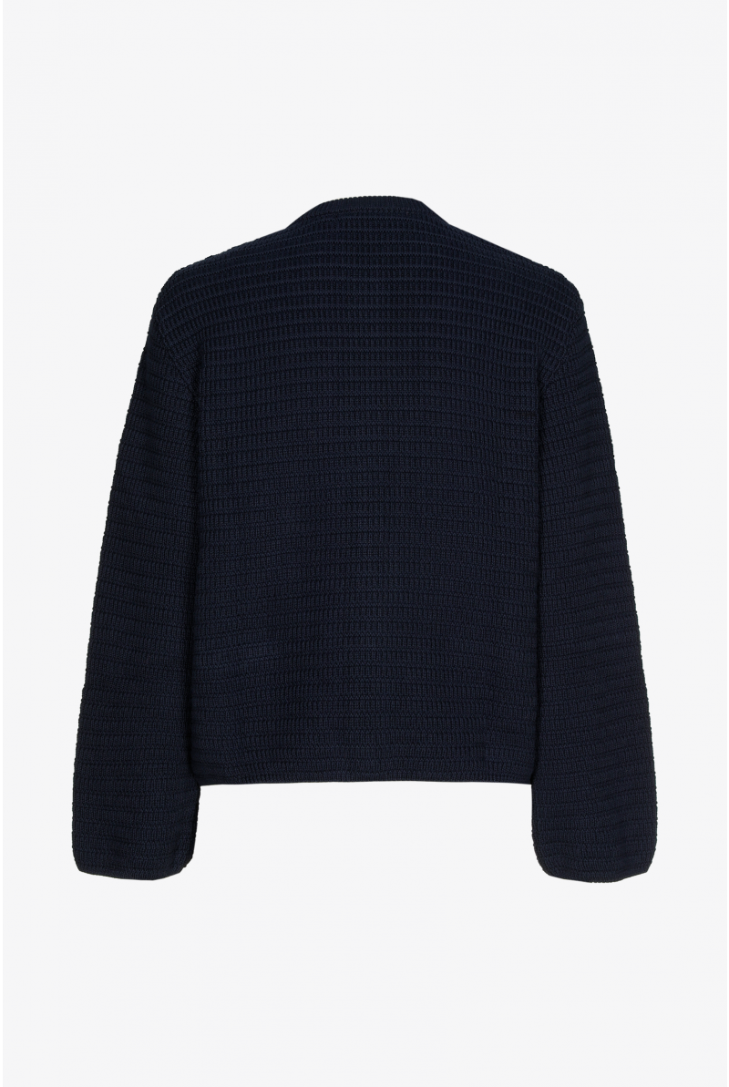 Veste en coton tricoté