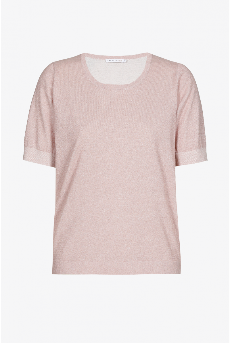 Petit pull en coton agrémenté de lurex