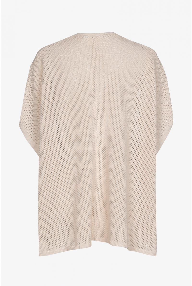 Gilet en maille ajourée