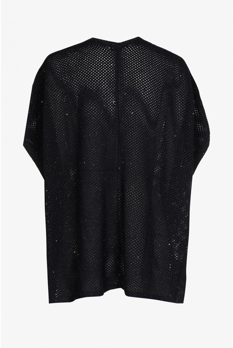 Gilet mit Ajourmuster