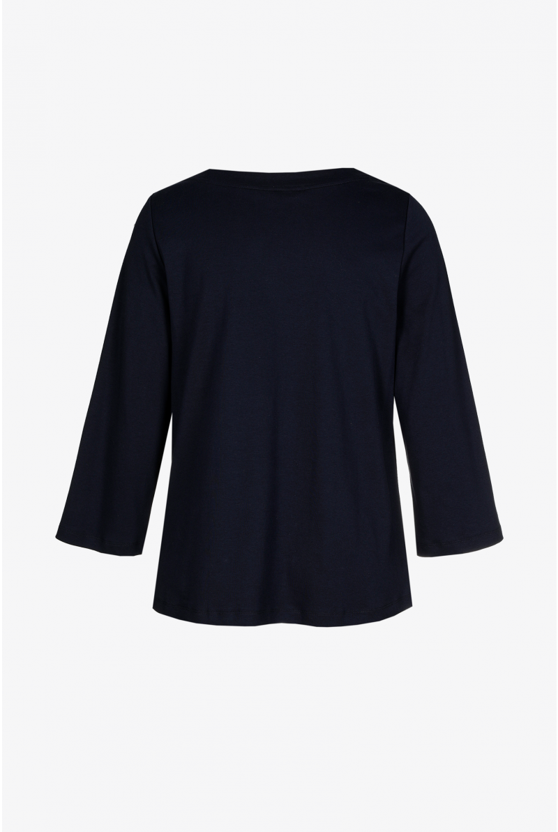 T-shirt met boothals