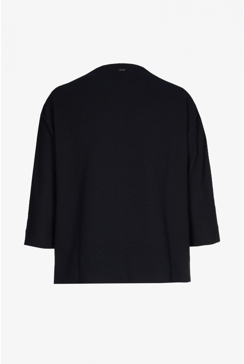 T-Shirt mit Waffelmuster 