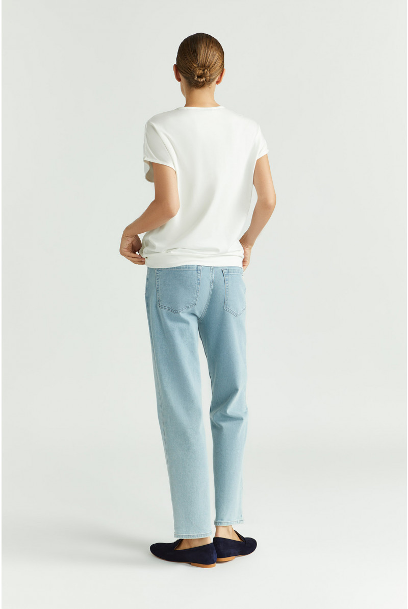 T-shirt with cache-coeur look