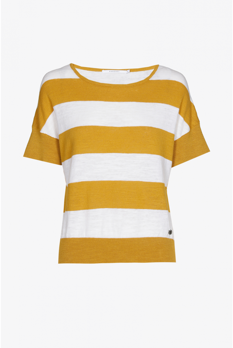 Petit pull à larges rayures
