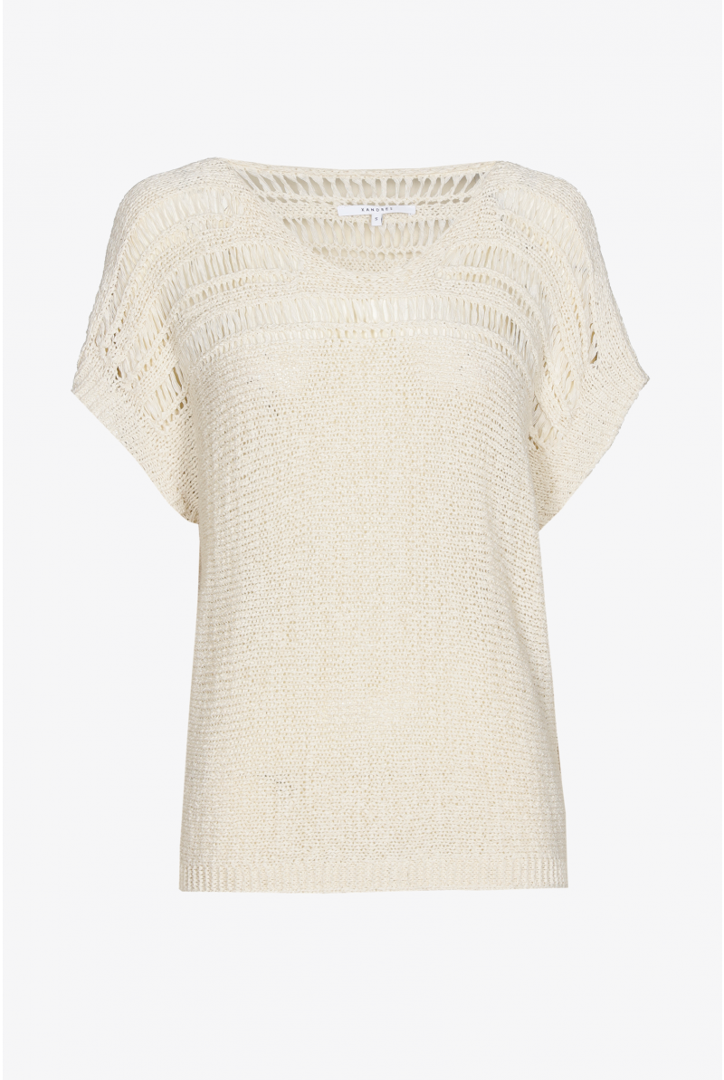 Pull en maille ajourée