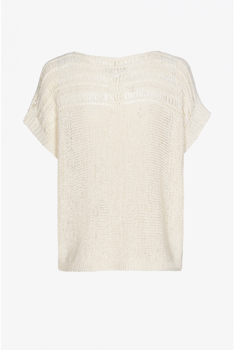Pull en maille ajourée