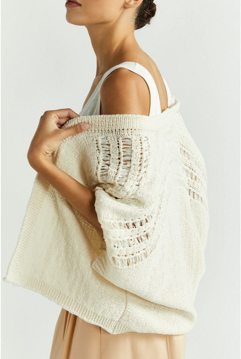 Gilet met open steek