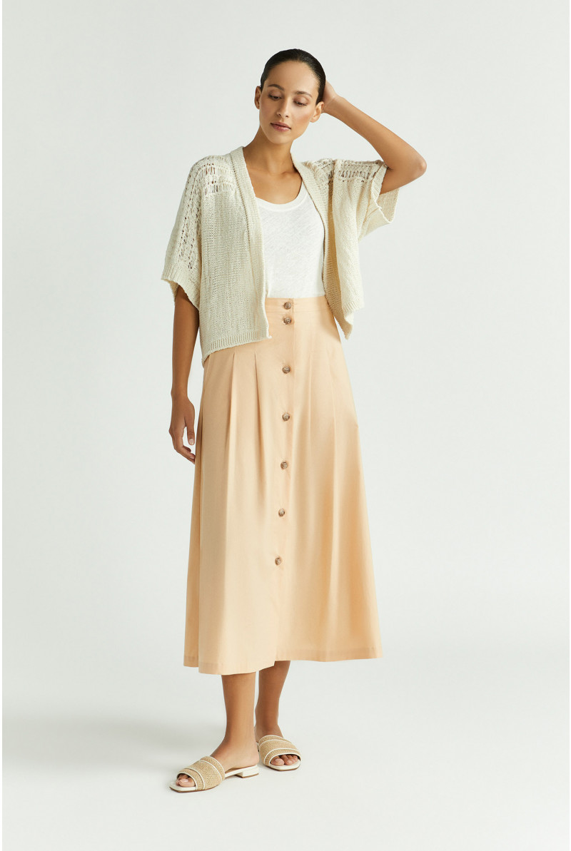 Gilet met open steek