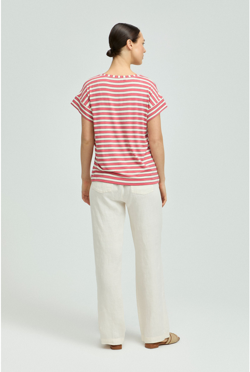 T-shirt à rayures