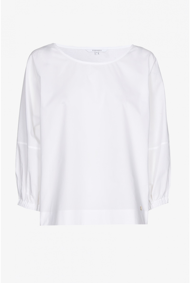 Blouse en matière t-shirt