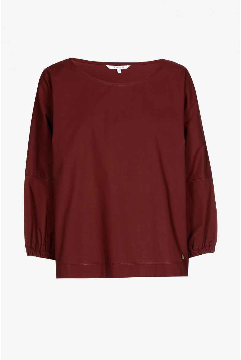 Blouse in T-shirt fabric