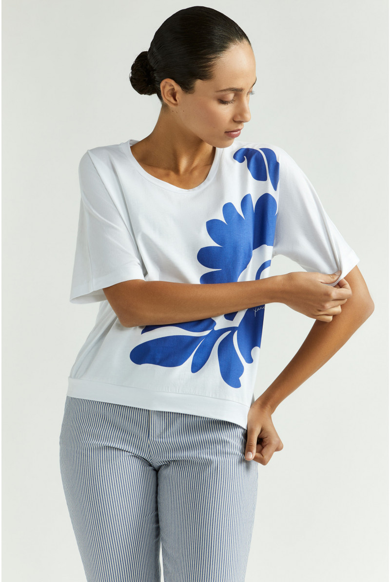 T-shirt volumineux en coton