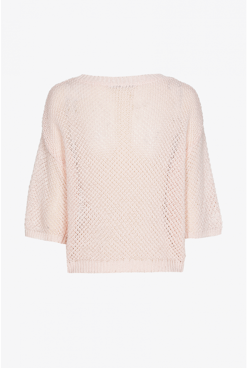Pull bicolore structuré