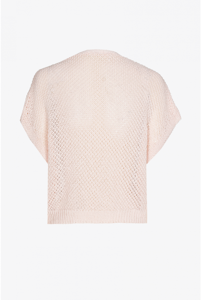 Mouwloos gilet met structuur