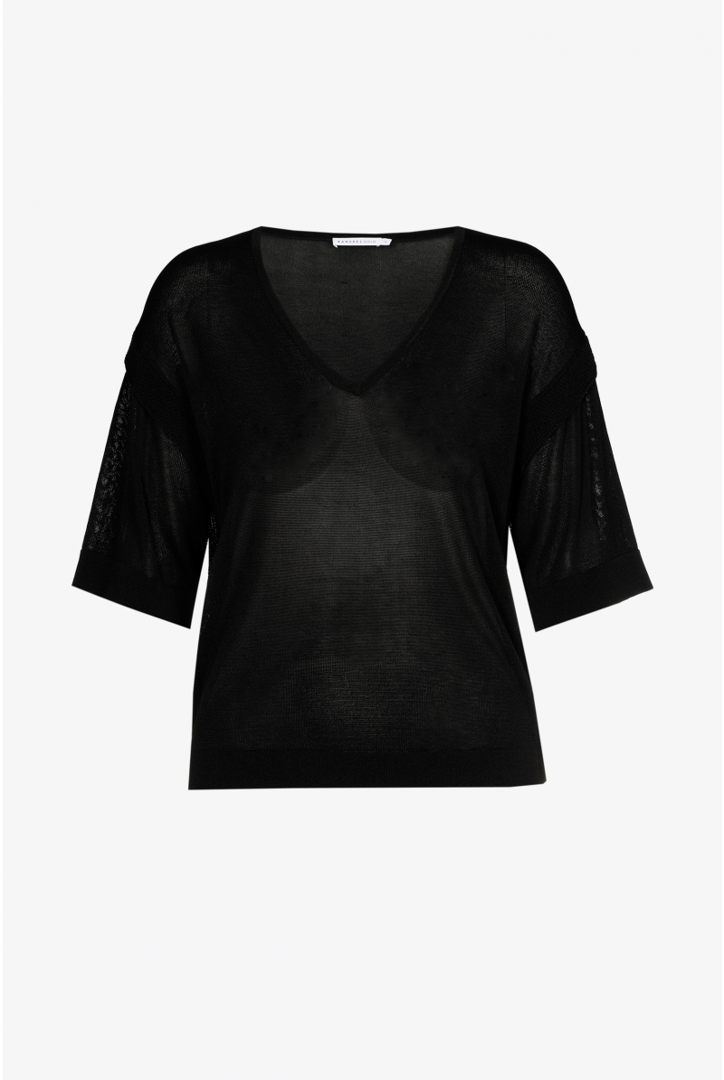 Petit pull multicouche à manches courtes