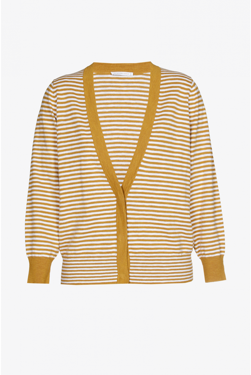 Gilet rayé en jersey