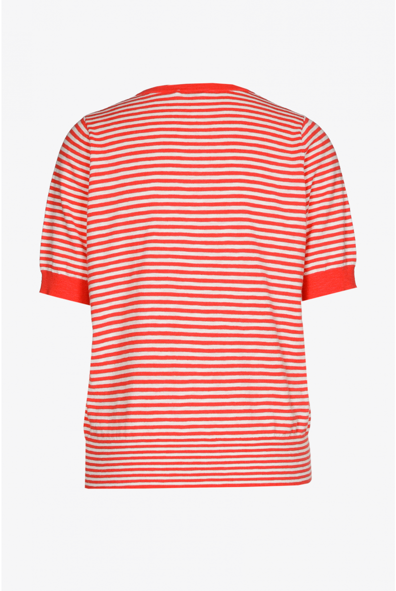 Jumper in jersey fabric with stripes