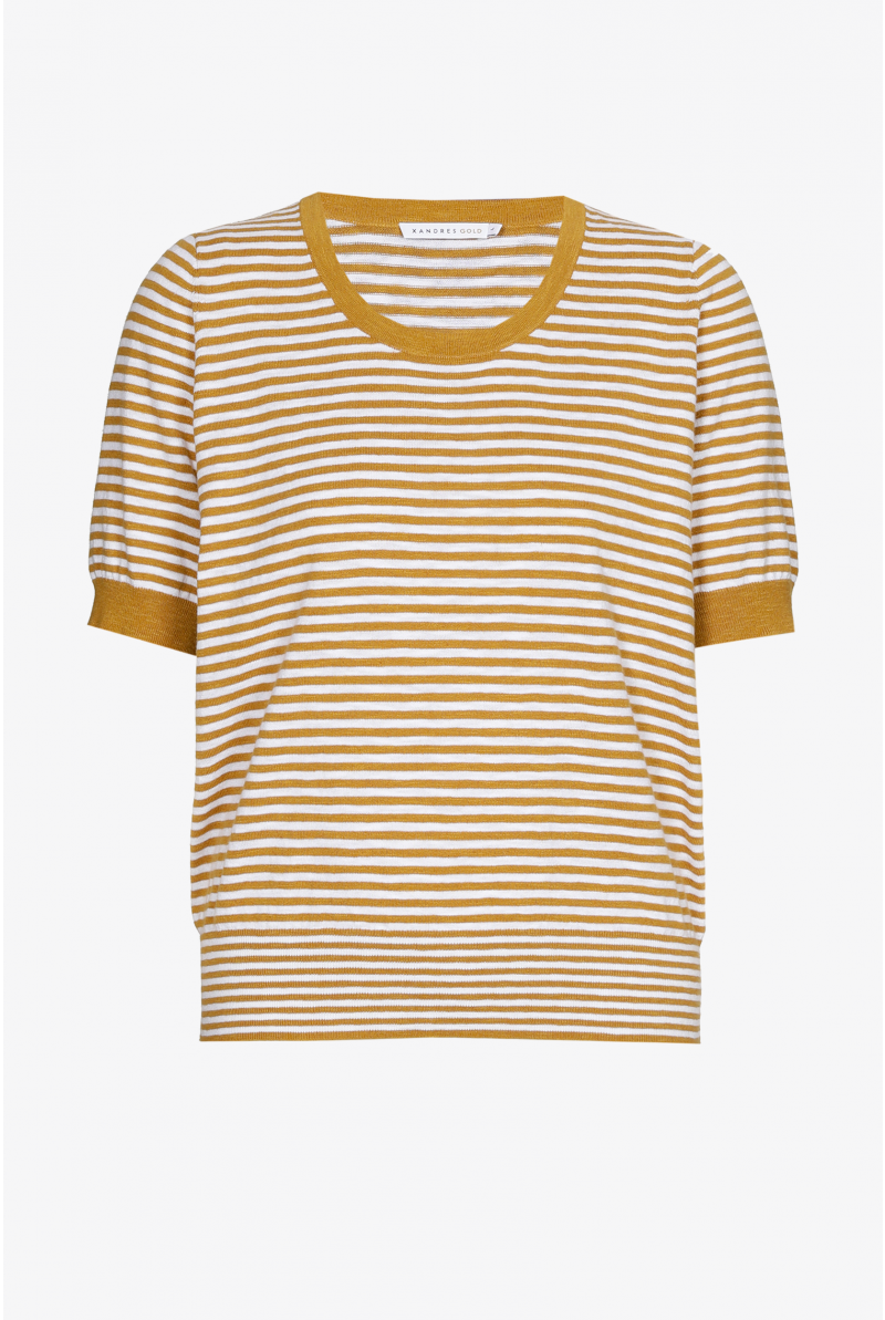 Jumper in jersey fabric with stripes
