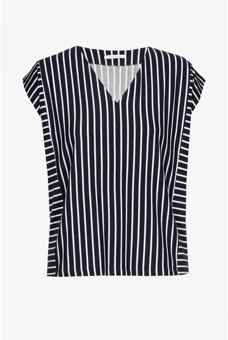 Gestreepte T-shirt in jerseystof