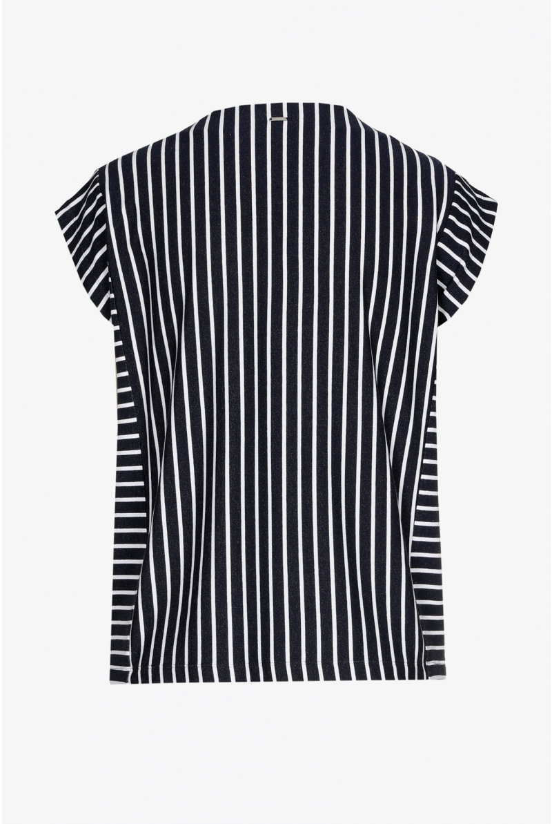 Gestreepte T-shirt in jerseystof