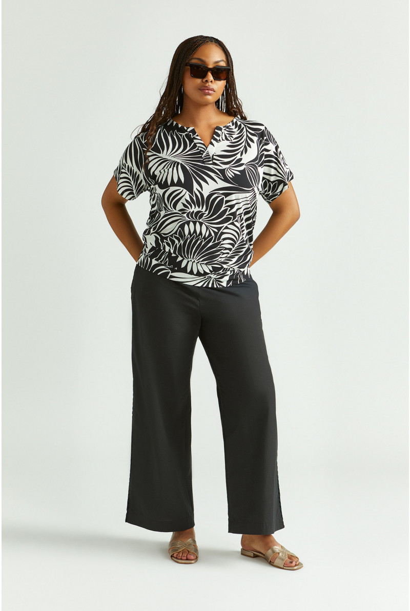 Blouse met bloemenprint