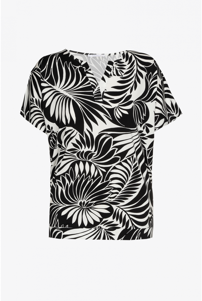 Blouse met bloemenprint