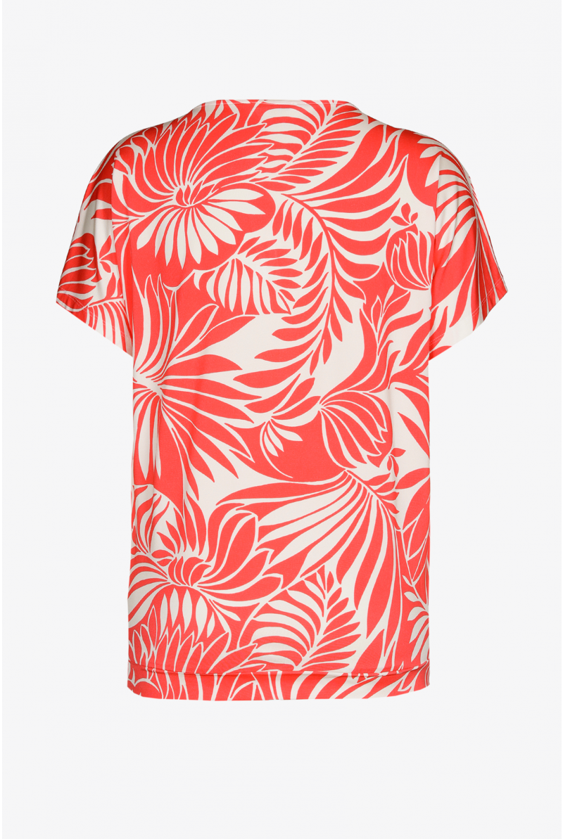 Blouse met bloemenprint