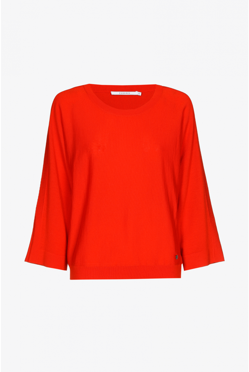 Lässiger Pullover aus feiner Merinowolle 