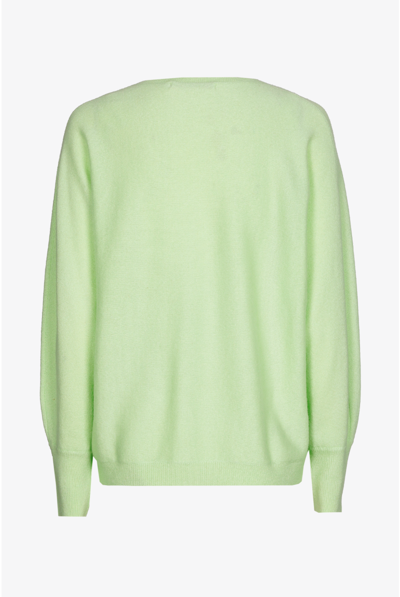 Pull chaud à encolure en V en cachemire