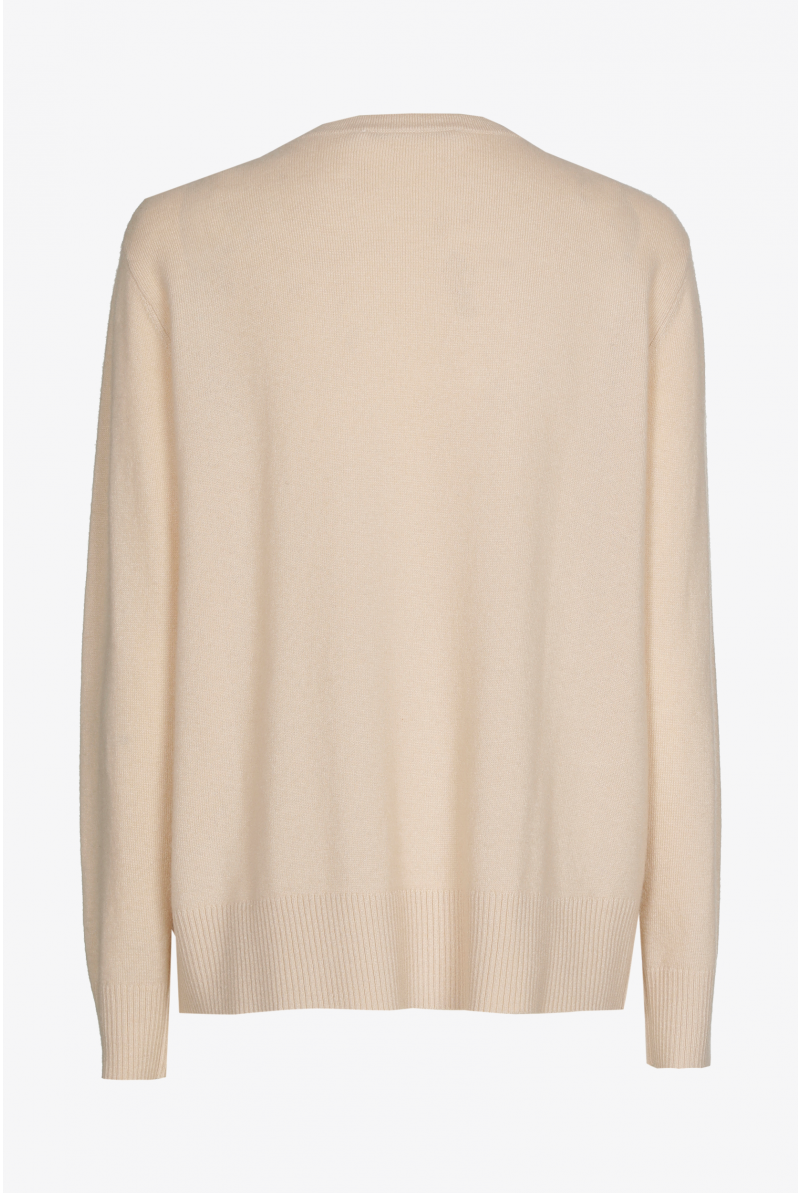 Pull en laine avec revers