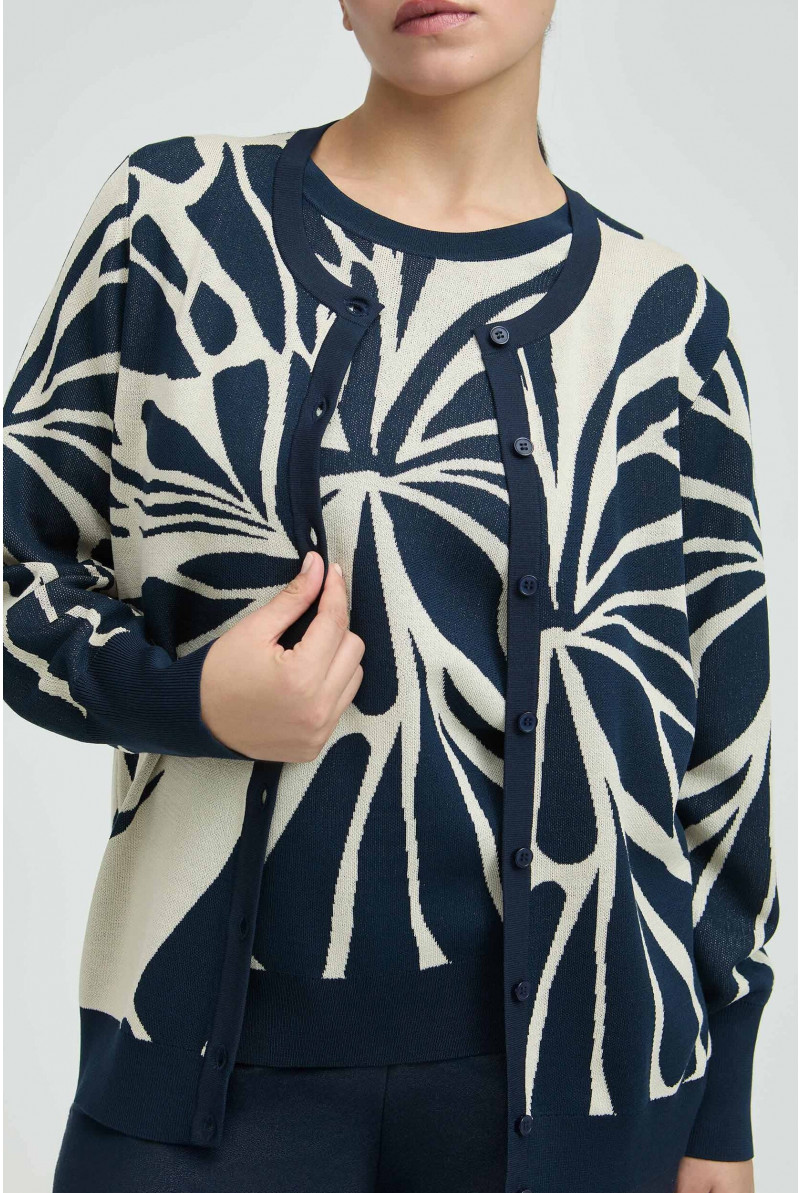 Jacquard gilet 