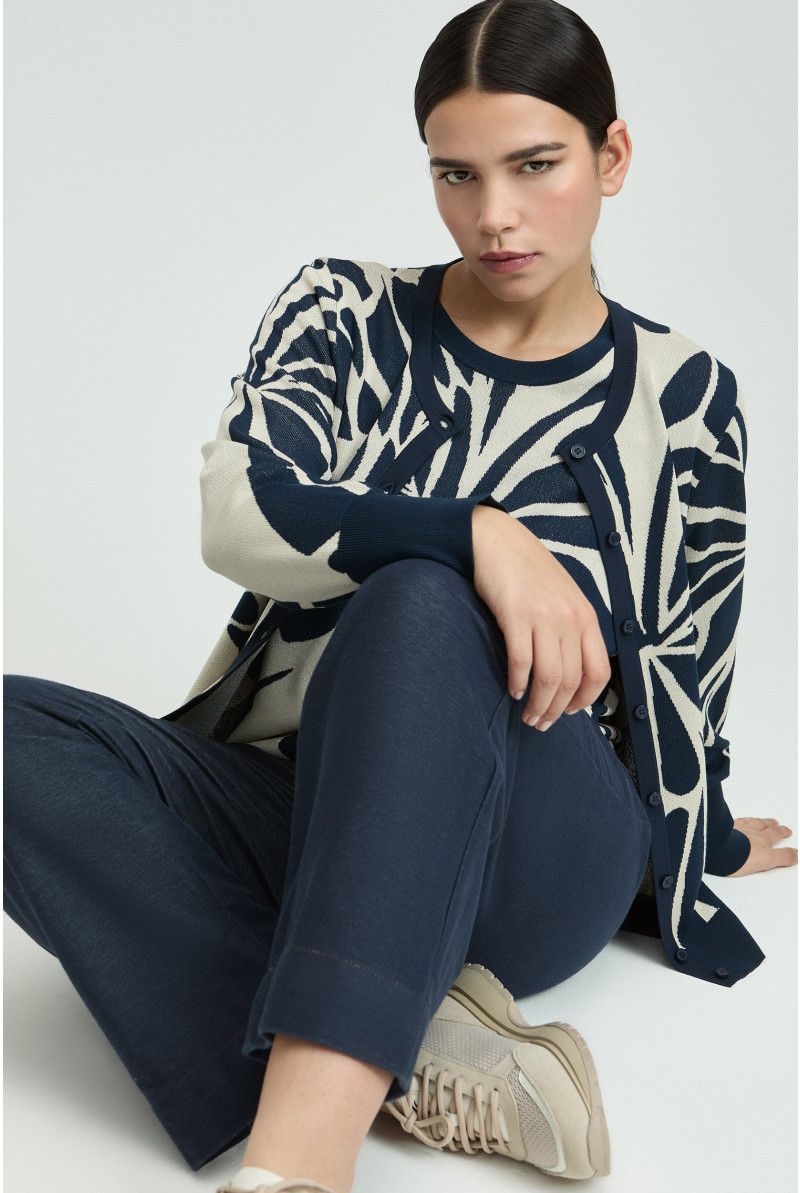 Jacquard gilet 