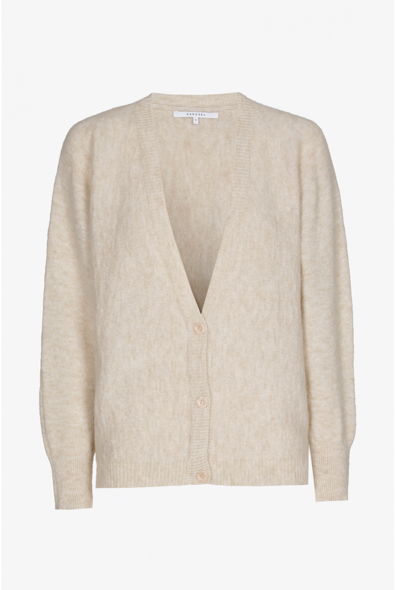 Korte gilet met alpacawol 