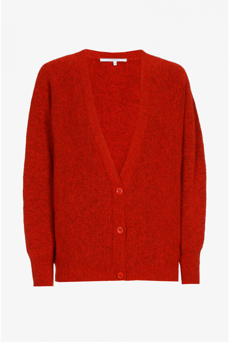 Korte gilet met alpacawol 