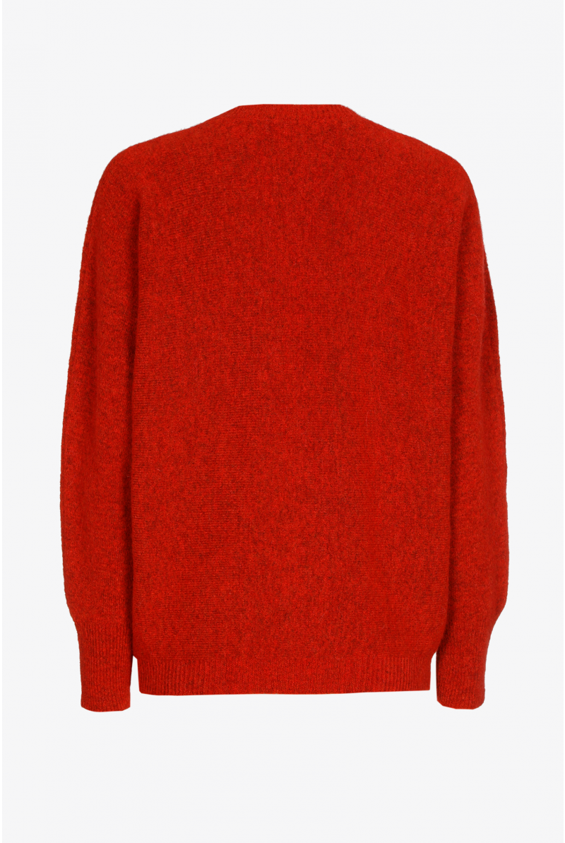 Korte gilet met alpacawol 