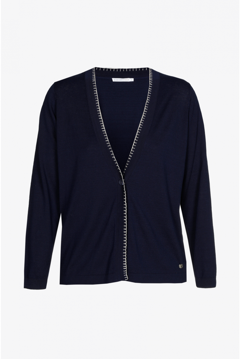 Gilet met lange mouwen