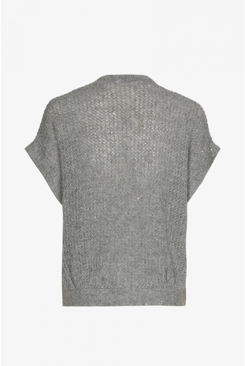 Gilet met korte mouwen 