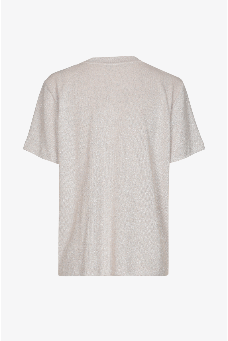 Lurex T-shirt with short sleeves