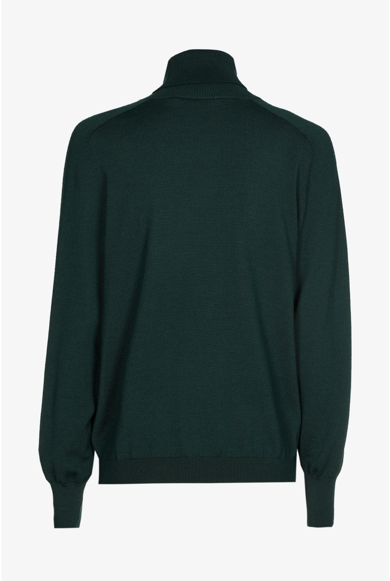 Pull à col roulé en laine mérinos