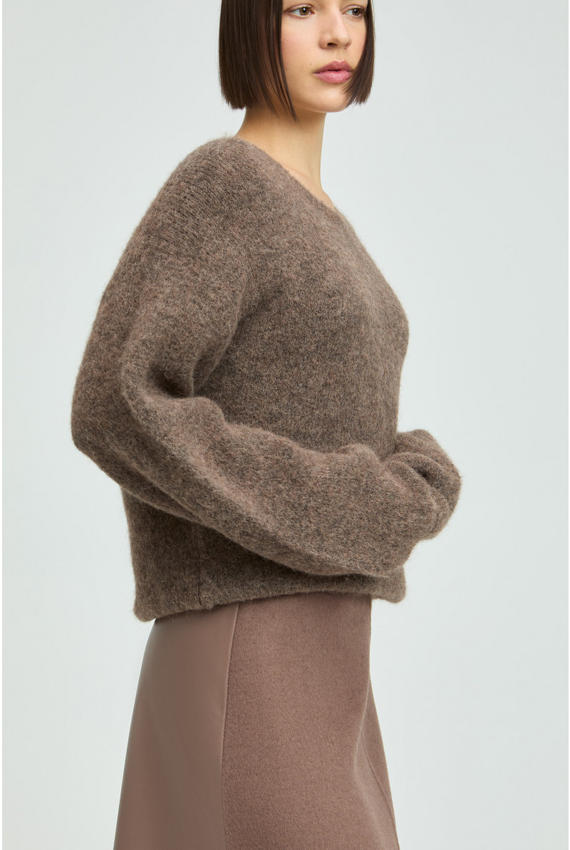 Losse wollen pull 