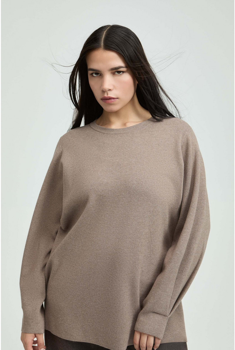 Tuniek trui met lange mouwen