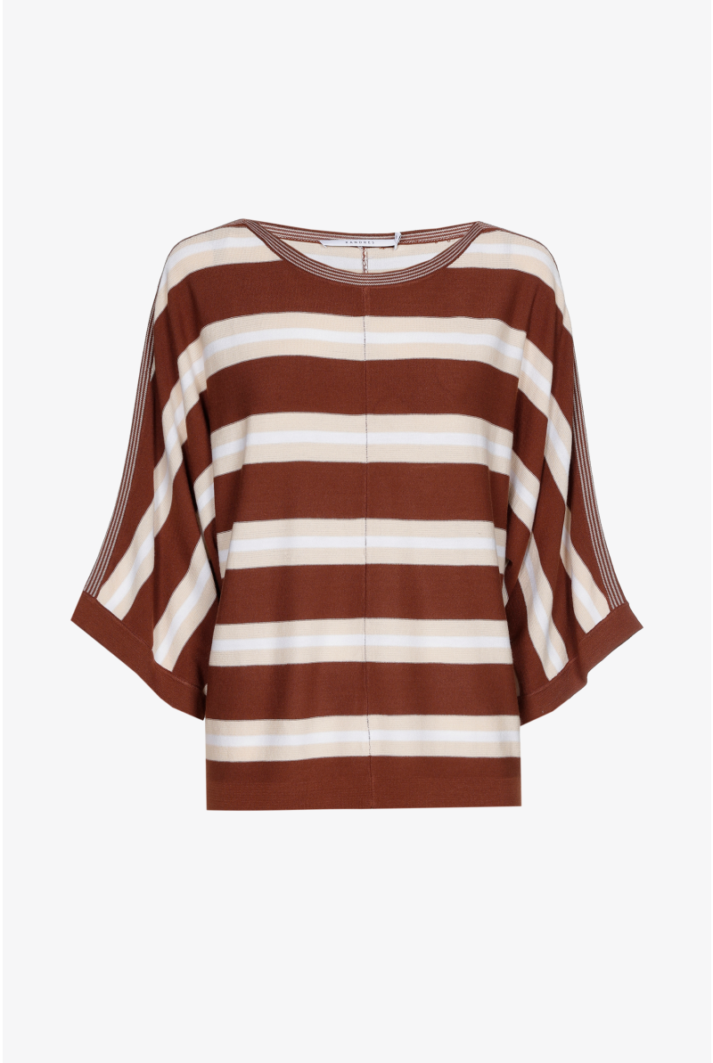 Weicher Pullover mit weiten Ärmeln