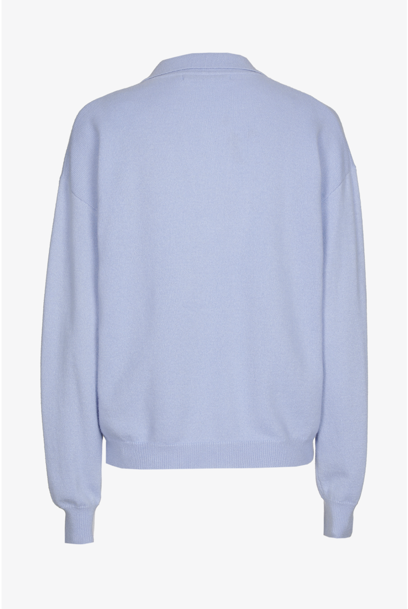 Pull en cachemire à col polo
